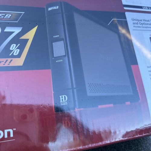 Buffalo Drive Station 500GB USB 2.0 HD External Hard Drive HD-HS500U2 NEW SEALED - Picture 10 of 12