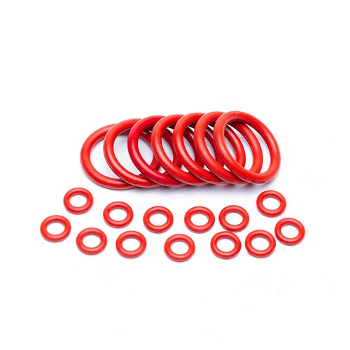 Wire Dia=3mm O-Ring Red Food Grade Silicone Sealing Gasket,O.D=10mm~70mm - Picture 7 of 9