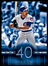 2015 TOPPS FREE AGENT 40 ANDRE DAWSON CHICAGO CUBS #F40-7