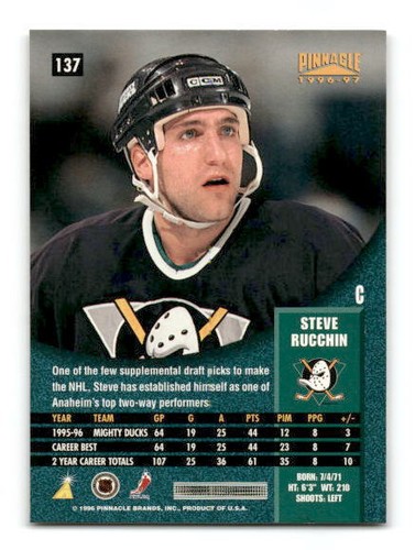 1996-97 Pinnacle Hockey - - - Pick A Card - - - Complete a Set - Picture 43 of 81