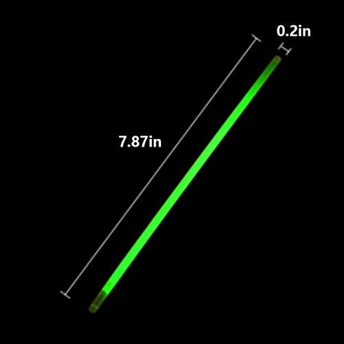 500Pcs 8" Glow in the Dark Glow Sticks Bulk Bracelet Necklace Party Favor - Picture 11 of 12