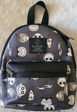 Bioworld Disney The Nightmare Before Christmas Mini Backpack *NEW*