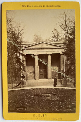 orig. KAB Foto Fotografie 1882 Berlin Mausoleum Charlottenburg 