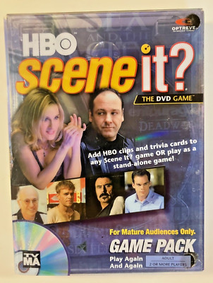 Mattel Screenlife - Scene It HBO Edition Super Game Pack DVD HD 2005 Video Game!