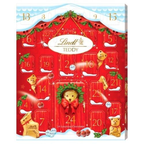 lindt-teddy-bear-tasty-chocolate-advent-calendar-christmas-xmas-countdown-250g-ebay