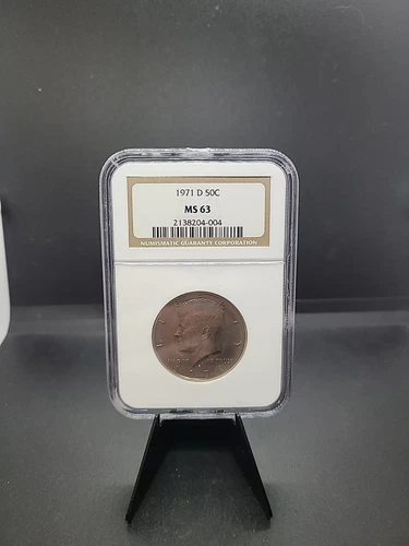 1971 D Kennedy Half Dollar NGC MS63 Clad (T)