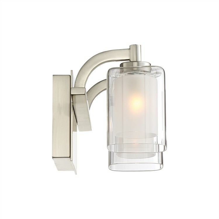 Quoizel KLT8602BNLED Kolt Modern Vanity Bath Lighting, 2-Light, brushed nickel 