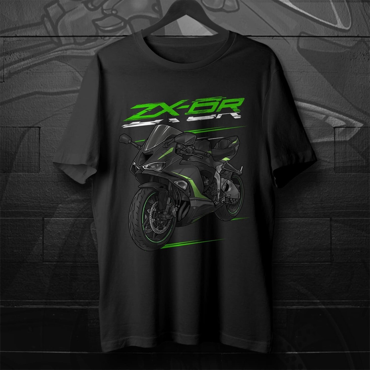 Kawasaki Ninja ZX-6R 2024-2025 T-Shirt, Motorcycle Tee for Riders
