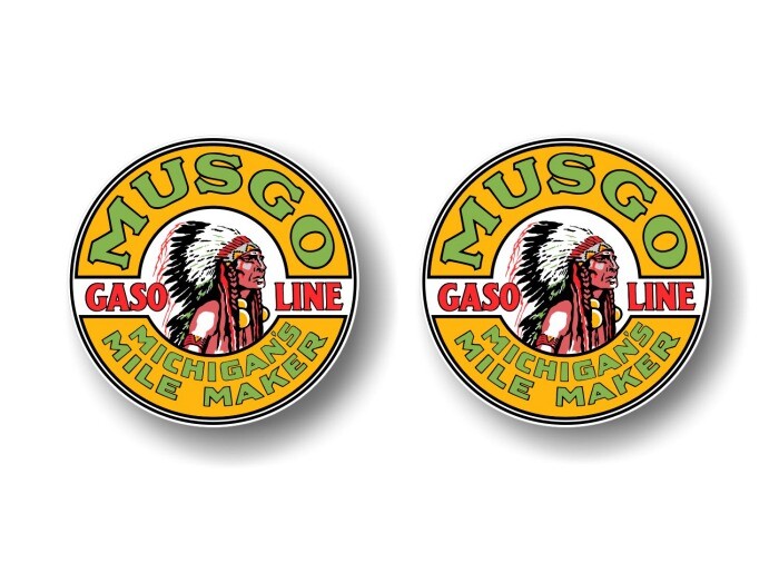 Porta Targa Vespa 2 Vintage MDL#STANOIL04 Round 4" Antique Gas Station Decals For Garage Service Station Gas Pump Sign B0757hcm51 Pompa Per Grasso