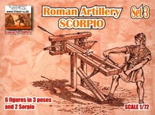 Linear A Models 1/72 ROMAN ARTILLERY SCORPIO Set 3