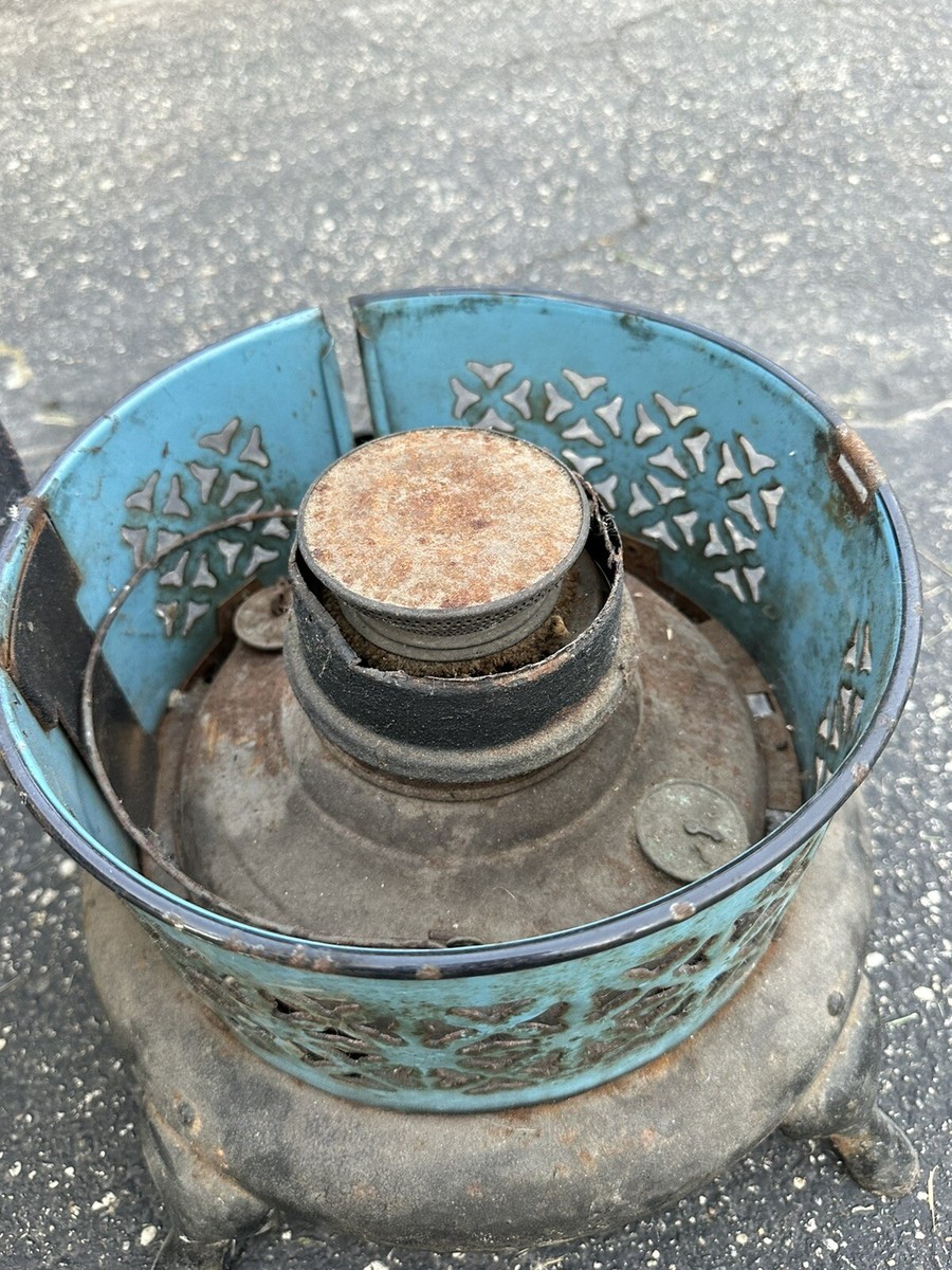 Vintage Blue Perfection Kerosene Oil Heater Cabin Parlor Vintage Blue Perfection Kerosene Oil Heater Cabin Parlor