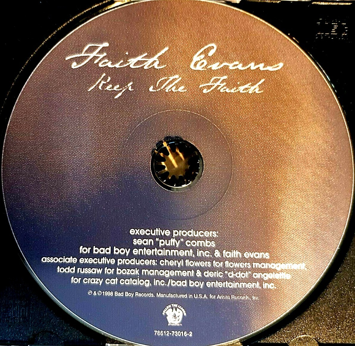 米2LP Faith Evans Keep The Faith 173016260349783 Bad Boy Entertainmen /00520 Faith Evans - 