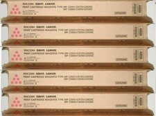 Lot of 5 Sealed Genuine Ricoh 841454 Magenta Toners C5000 C5050 LD550C