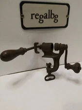 ANTIQUE SHOTGUN SHELL HAND CRANK RELOADING TOOL BENCH MOUNT (T)...