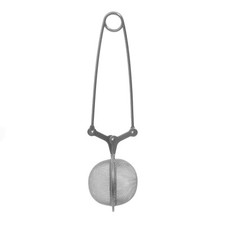 IPAC Pinza da tè con filtro in acciaio inox, 15,5x5x4 grigio UTENSILI DA CUCINA