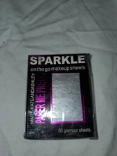 MARY-KATE AND ASHLEY On The Go 50 Makeup Sheets SILVER SPARKLE lot of 6 NEW
