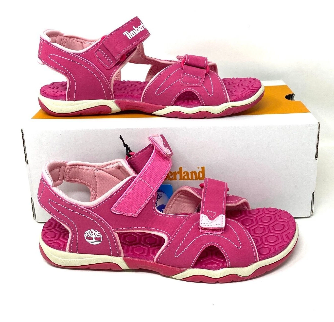 Sandali da donna rosa cinturino Timberland Adventure Seeker Med taglia TB 02498A 661