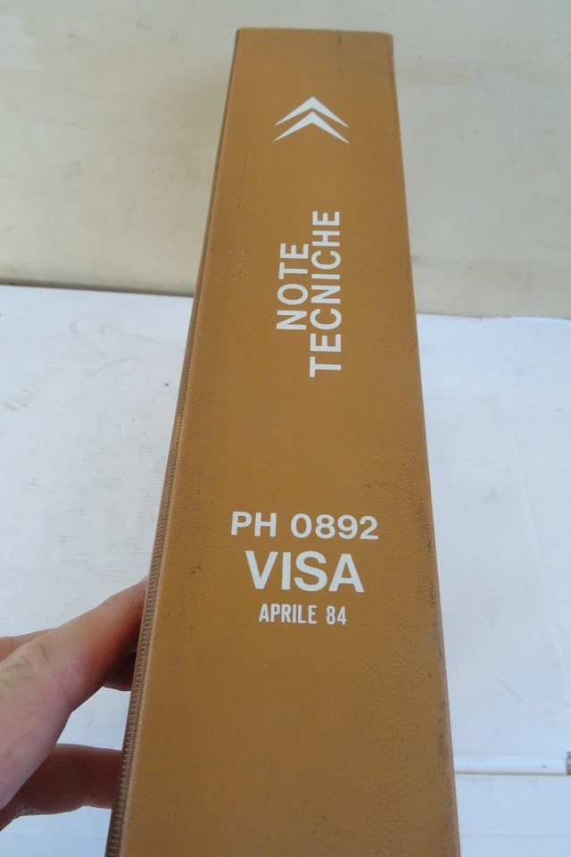 manuale note tecniche Citroen Visa 1984 - Immagine 2 di 4