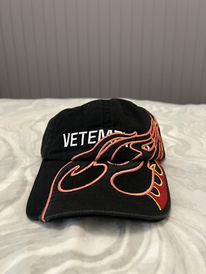 Vetements x Reebok AW18 Flame Logo Baseball Cap | eBay UK