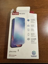NEW ZAGG InvisibleShield Glass XTR2 Screen Protector for Apple iPhone 14 Pro Max