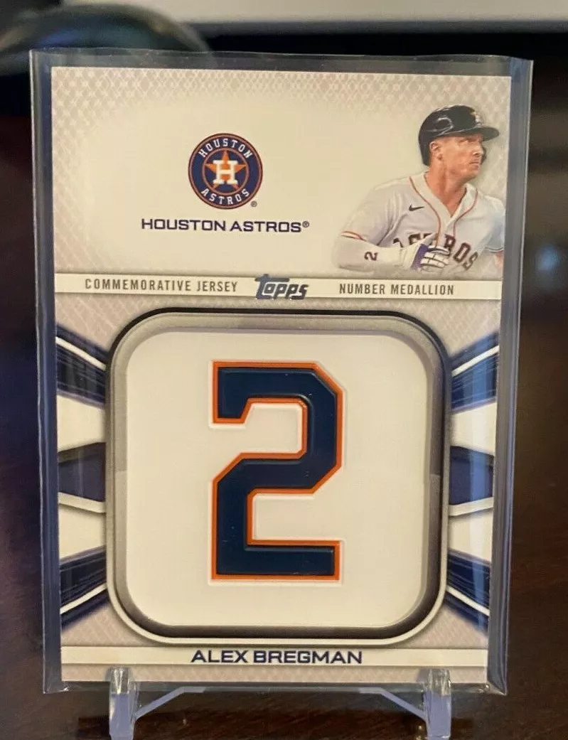 2022 Topps Series 1 ALEX BREGMAN Commemorative Jersey Medallion