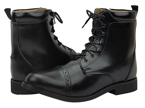 Hispar Glory Damen Frauen englisch Reiten Reiten geschnürt Paddock Stiefel - Bild 9 von 14