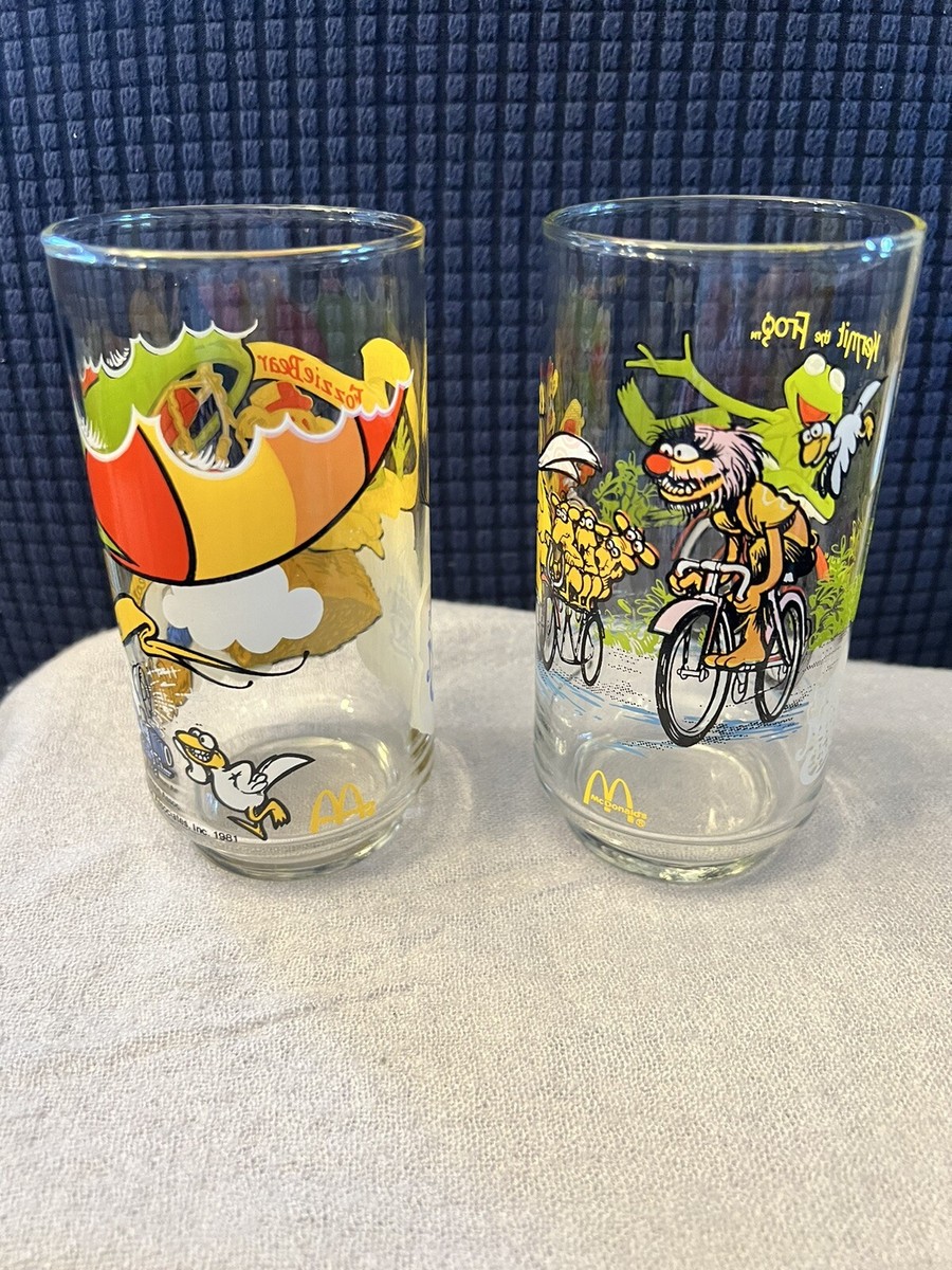 Vintage 1981 The Great Muppet Caper McDonald's Drinking Glasses