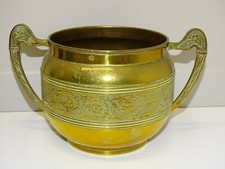 - JOLI CACHE POT LAITON ART NOUVEAU C KURZ & Co TIEL Hollande collection déco D