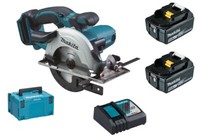 Makita DSS501RTJ Akku-HandkreissäGe 18V Mit 2X Akku 5Ah + LadegeräT Im Makpac 3