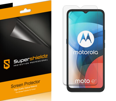 6X Supershieldz Clear Screen Protector Saver for Motorola Moto E7/ Moto E7 Plus