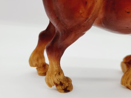 Fine Vintage Breyer Molding USA #80 Clydesdale Stallion Traditional Horse Figure - Bild 5 von 18