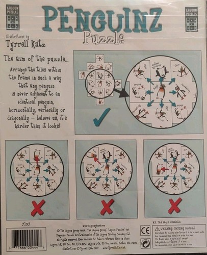 Lagoon Puzzles Tyrrell Katz Penguinz Puzzle - Picture 5 of 7