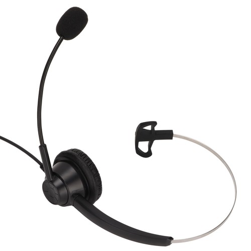 H360‑Pc Pc Monaural Headset Corded Single Ear Headset With 3 Section Doubl IDM - Zdjęcie 3 z 12