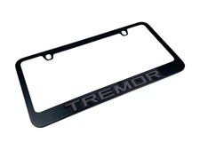 Ford Tremor Logo Blacked Out Zinc Alloy License Plate Frame Official Licensed