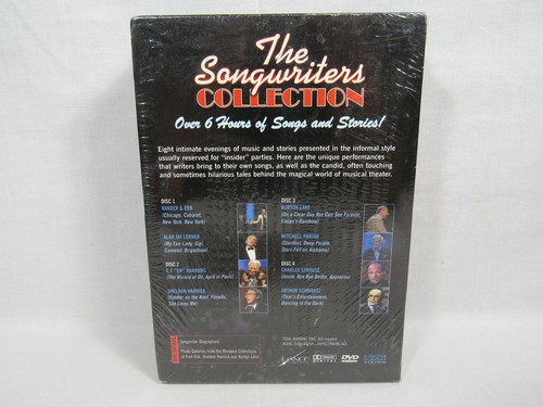 SONGS STORIES FROM BROADWAY HOLLYWOOD DVD 4 Disc Set NEW FACTORY SEALED - Picture 2 of 3