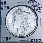 1885 BU GEM MORGAN SILVER DOLLAR UNC MS+++ U.S. MINT RARE COIN 8197
