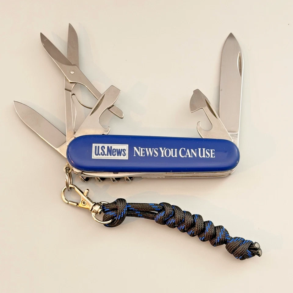 Victorinox Climber 美国新闻广告 – 旧前开瓶器型号/蓝色 — 第 3/4 张图片