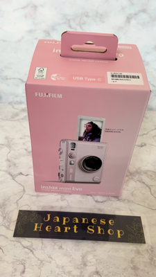 Fujifilm Instax Mini Evo Gentle Rose Hybrid Instant Camera Digital