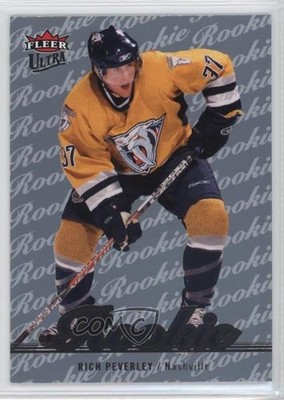 2007-08 Fleer Ultra Ice Medallion 94/100 Rich Peverley #237 Rookie RC 0f2