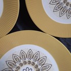 3 Vintage Homer Laughlin Plates~Malibu~Mid-Century Modern ~1971~Ribbed Edge — photo 10