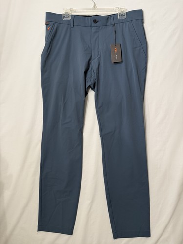 NWT KJUS Pants Mens 38 x 32 Iver Tailored Golf Blue Stretch  - 第 1/9 張圖片
