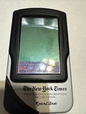Excalibur New York Times Deluxe Edition Touch Screen Crossword Puzzle 455DB