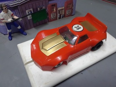 1/32 slot car parma womp style. 16d  tested on wood track.  runs good.  see pics