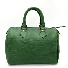 Louis Vuitton Speedy 25 Green Epi Leather M43014 Handbag USED Authentic #VI862