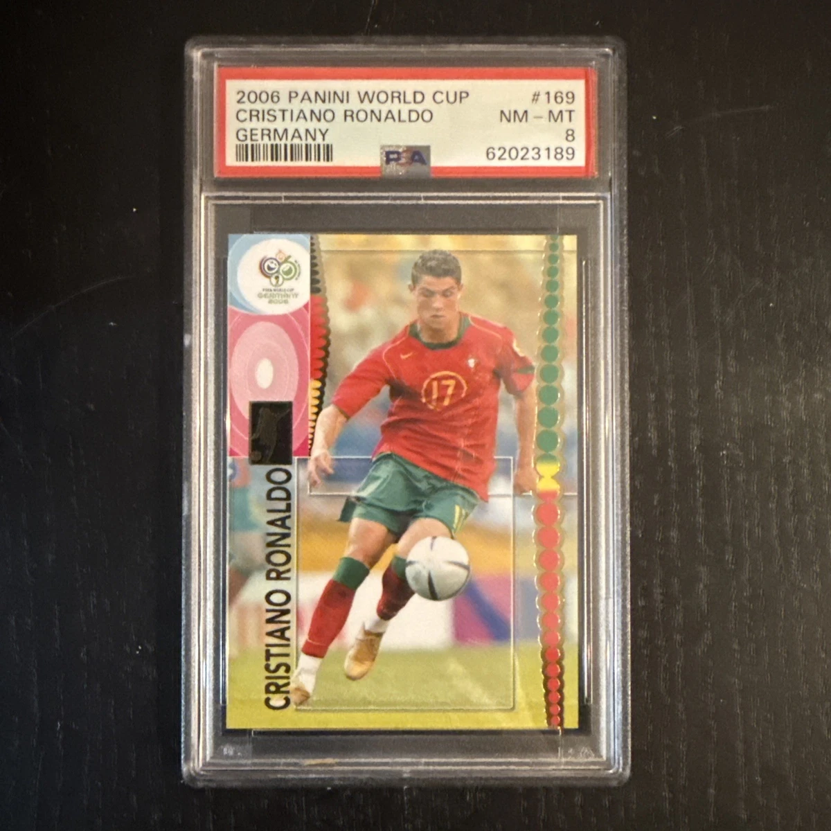 Panini FIFA World Cup Germany Cristiano Ronaldo #169 Trading Card