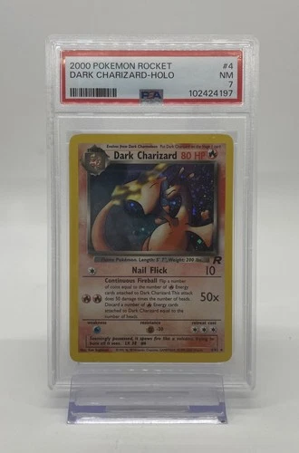 New ListingPokémon 2000 Dark Charizard 4/82 Holo Team Rocket - PSA 7
