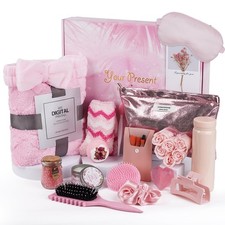 Birthday Gifts for Women, 18PCS Relaxing Spa Gift Basket Self Care Gifts, Uni...