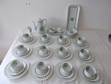 Haviland Limoges Torse Camaieu vert  Kaffeeservice 12 Personen 50 tlg.