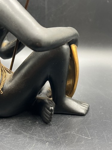 Vtg MCM Ceramic Posing Naked African Watusi Warrior by Leopold Anzengruber - Picture 7 of 11
