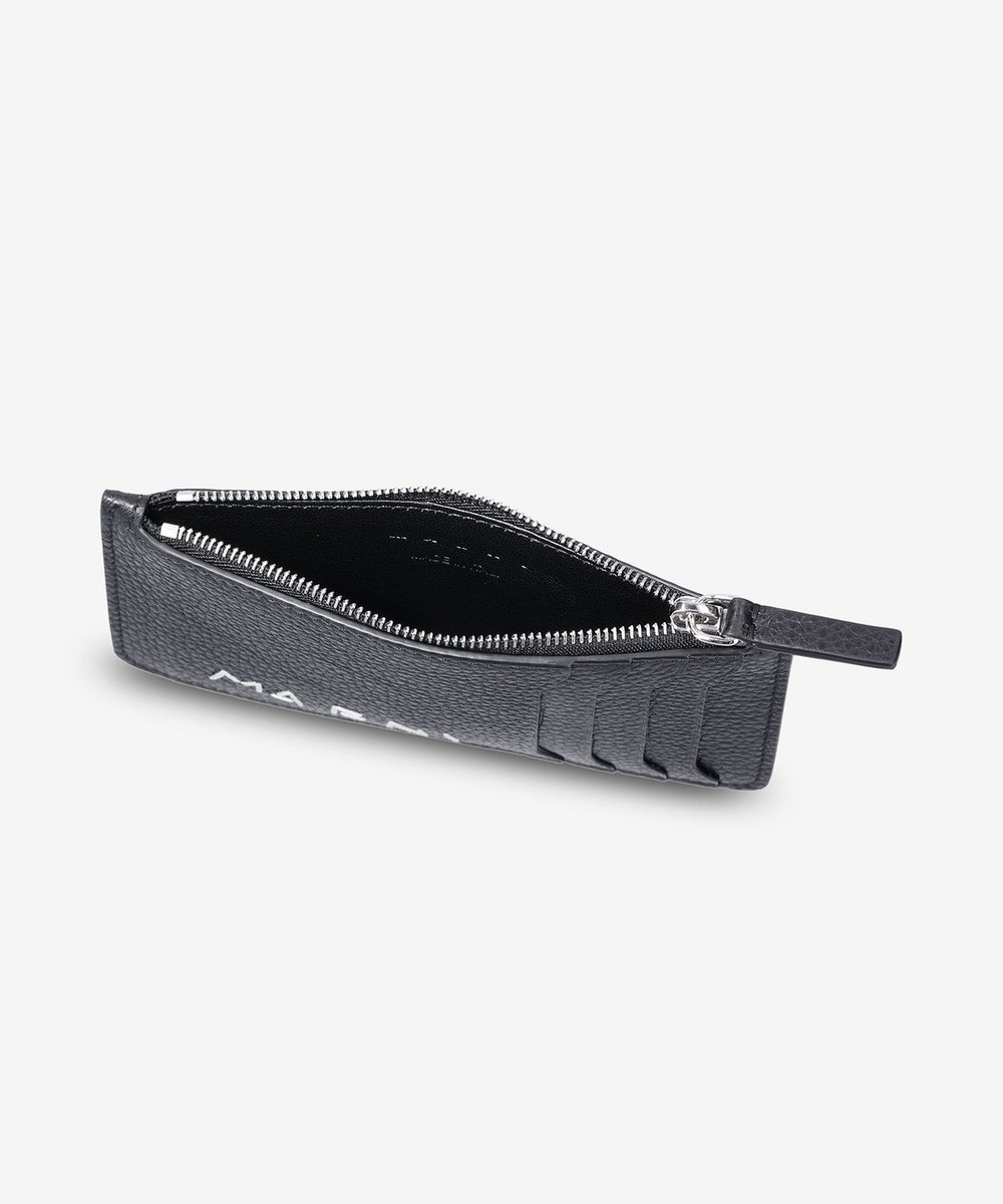 Marni Logo Zipper Card Holder Black | eBay